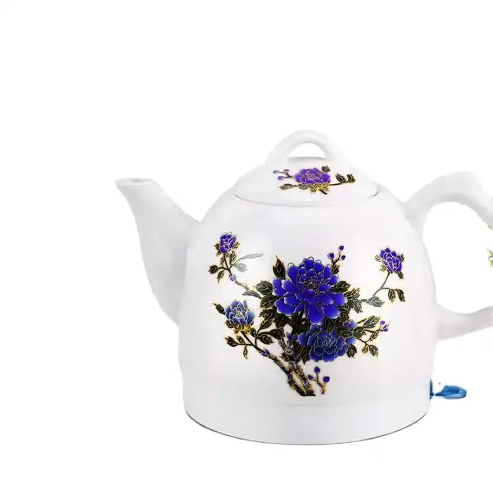 1L Color Changing Flower Jingdezhen Household Tea Automatic Power Off Gift Ceramic  Electric Kettle - Buy 1L Color Changing Flower Jingdezhen Household Tea  Automatic Power Off Gift Ceramic Electric Kettle Product on