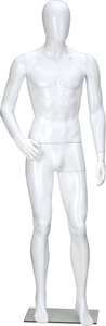 Fashion Window Boutique Luxury Shinny Gold Silver Male Mannequin Muscle Man Full Body Suit Display Fiberglass Chrome Manequins - Product Image 3