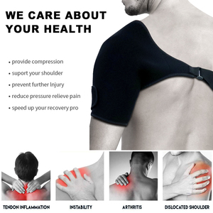 Envoltura de hombro de terapia de rehabilitación de paquete de calor y frío de hielo de gel reutilizable para lesiones y alivio del dolor Paquetes calientes y fríos - Product Image 2