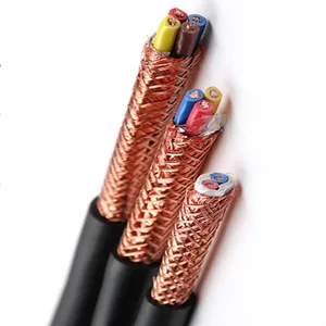 Cable eléctrico de cable blindado de envoltura de cobre estañado trenzado aislado personalizado de fábrica de China