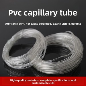 Tube capillaire transparent en PVC, actionneur, petite taille, tuyau souple en plastique pour équipement de pêche, résistant aux déchirures, 0,5/0,8/1/1,2/1,5/2 mm - Product Image 2