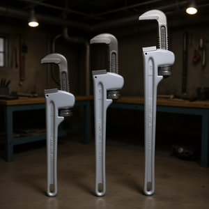 ชุดประแจเหล็กปรับได้ Db ขนาด 14 18 24 นิ้ว ผิวโครเมียม เครื่องมือประปาอุตสาหกรรม แบบปลายเดี่ยว - Product Image 2