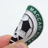 Patches de troupeau d'impression par transfert de chaleur avec logo de football personnalisé avec fer à repasser