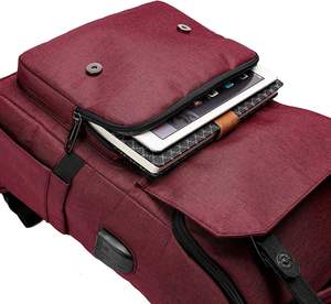 Sac à dos robuste et imperméable pour ordinateur portable avec chargement USB, grande capacité, idéal pour les étudiants et les voyages d'affaires – Échantillon gratuit - Product Image 3