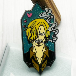 Gran oferta, insignia de Pin de Metal chapado en oro, disfraz de Kimono de <span class=keywords><strong>Geisha</strong></span> japonés personalizado, Pin de solapa de esmalte duro para niña para Decoración - Product Image 5