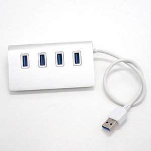 Aluminum Alloy 4 Port <b>USB</b> <b>Hub</b> 1x3.0 3x2.0 High Speed Expansion Splitter For Computer Laptop Desktop - Product Image 2