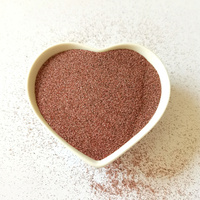 Granat alluvial abrasif 80 mesh pour découpe jet d'eau et sablage, sable naturel pour préparation de surface et élimination de la rouille