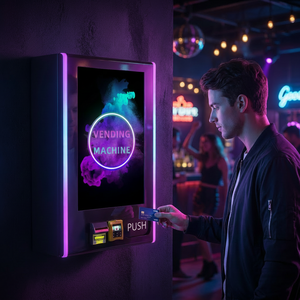 32Inch Touchscreen Small Automatic Condom Cig Snus Self <strong>Vending</strong> Wall <strong>Machine</strong> with Id Reader Offering Remote <strong>Machine</strong> Monitoring - Product Image 1
