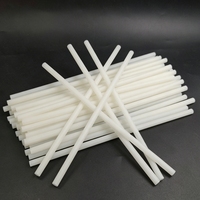 250 pailles PHA biodégradables compostables à domicile non emballées de 7,75 po pour boissons chaudes et froides avec boîte personnalisée