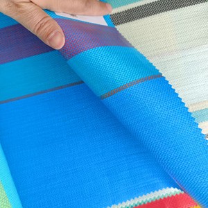 300gsm Afrique Marché Bleu Argent Orange Rouge Couleur Poly Bâche Lourde Rouleaux de Bâches <span class=keywords><strong>pour</strong></span> Camions Bateaux Toit Avec Oeillets et Cordes - Product Image 4
