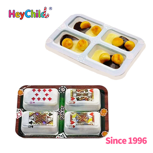 Vente de gros Bonbons Marque privée Amusant pour enfants Collation au chocolat Combo <span class=keywords><strong>Biscuits</strong></span> au chocolat en forme de poker Parfait pour les jeux créatifs - Product Image 5