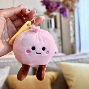 ตุ๊กตาขนมปังซาลาเปาจีน HECION ขนาด 8 ซม. น่ารัก สไตล์เทียนจิน ของเล่นพวงกุญแจ ของตกแต่งกระเป๋า - Product Image 5