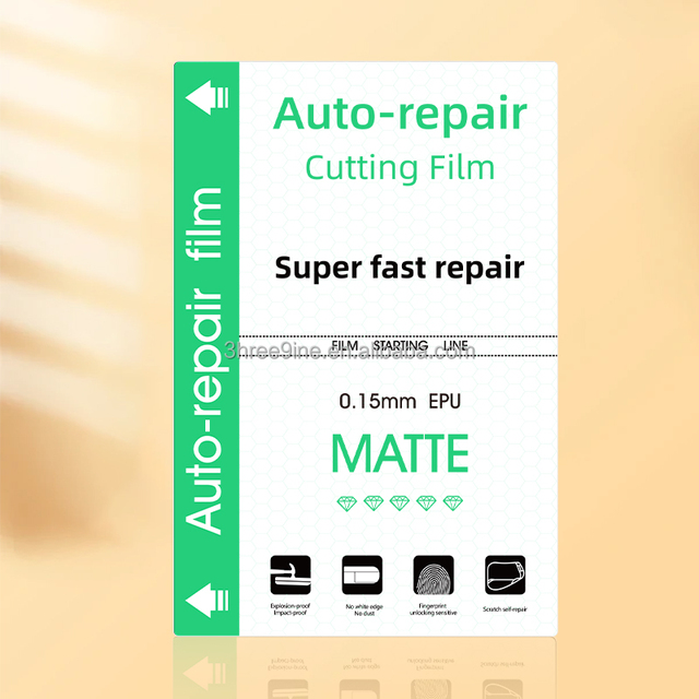 AAA Grade Matte Hydrogel Screen Protector 180x20mm Soft EPU Hydrogel Cutting Film Compatible 3D Radian Mobile Phone Cutting