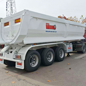Super Rhinox 25CBM Semi-remorque benne basculante en acier robuste pour le transport de minerai, 3 essieux, à vendre - Product Image 5