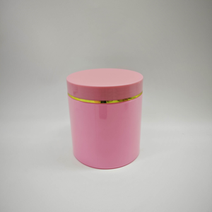 Mới đến 50G 80g 100g 120g 150g 8oz 250ml 500ml Rỗng rõ ràng Pet Jar nhựa container nắp màu hồng - Product Image 4