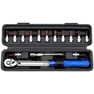 Juego de Llaves Dinamométricas de 15 Piezas, 1/4'', 2-24 NM, Llave Dinamométrica Preajustable, Herramienta Manual de Alta Precisión para Reparaciones - Product Image 1