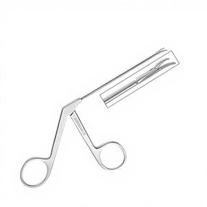 Perforadora Circular STAMMBERGER |   Manual |   Recto Curvo a la Derecha |   Corte de 1,5 mm |   Longitud de Trabajo de 6 Pulgadas |   Instrumento Quirúrgico ENT | - Product Image 1