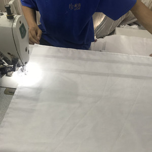 Mantel jacquard blanco de poliéster hilado <span class=keywords><strong>en</strong></span> 100% para <span class=keywords><strong>restaurante</strong></span> de boda de hotel - Product Image 5