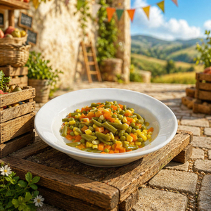 Mikado BRC Halal Légumes Mixtes en <span class=keywords><strong>Conserve</strong></span> (Maïs, Carottes, <span class=keywords><strong>Pois</strong></span>, Haricots) Prêts à Consommer pour Toute la Famille - Product Image 2