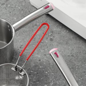 Freidora profunda grande y olla de leche con tapa gruesa, utensilios de cocina para mochileros, restaurante, comedor - Product Image 2