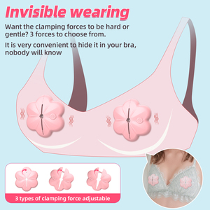 เครื่องนวดหน้าอกแบบไร้สาย ไวเบรเตอร์ ของเล่นผู้ใหญ่สำหรับผู้หญิง - Product Image 3