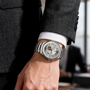 Undecember sang trọng của người đàn ông Đồng hồ cơ khí xem Sapphire Crystal 5ATM khả năng chịu nước tự động Bộ xương đồng hồ - Product Image 5