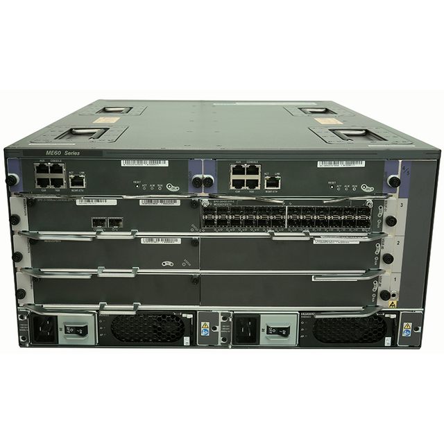 ME60-X3 02355493 enterprise BRAS Gateway 3 Service Slots 20.94Tbps 1800Mpps 1:1 MPU Redundant PPPoE/IPoE/802.1X for ISP/Campus