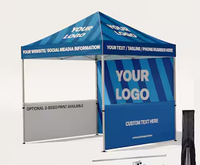 Tente Pop-up Personnalisée Imprimée en Gros, Pliable et Imperméable, pour Expositions, Foires, Stands de Vente et Marketing