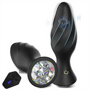 Vibrateur portable pour massage de la prostate, télécommande, jouet sexuel pour hommes, rechargeable par USB, étanche IPX7, 10 fréquences - Product Image 1