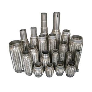Tuyau flexible de silencieux d'échappement de diverses structures de longue durée de vie de prix usine avec le fil d'acier tressé - Product Image 1