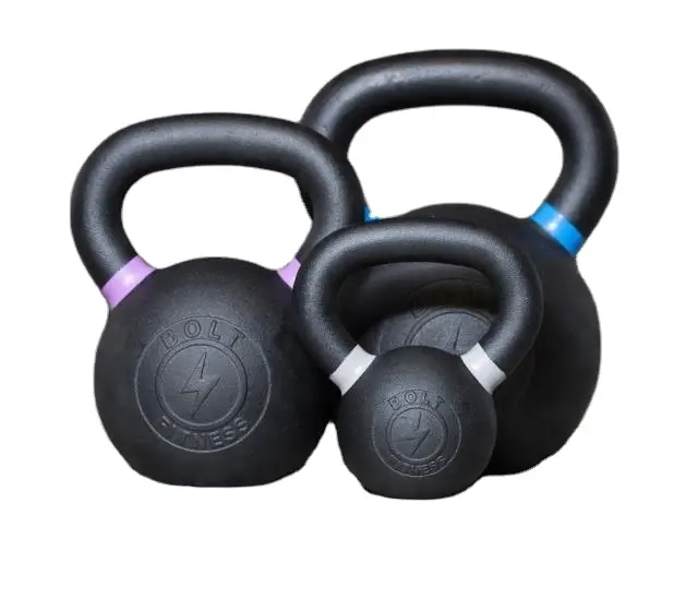 Titanium Harga Pabrik Bubuk Dilapisi Kettlebell Angkat Berat Pro Kettlebell