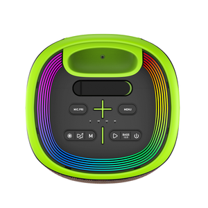 Altavoz Portátil para Karaoke de 80 Vatios con 2 Micrófonos Inalámbricos, 7 Horas de Reproducción, Función de Karaoke y Grabación, TWS. - Product Image 6