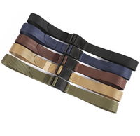 Ceinture tactique durable en nylon confortable de 1,5 pouce, ceinture de sécurité en polyester pour l'extérieur, ceinture uniforme