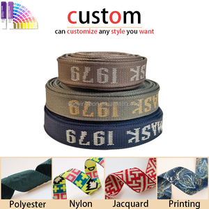 Thời Trang Hot-Bán Mỹ <span class=keywords><strong>Terylene</strong></span> Thư Jacquard Webbing Dây Đeo Quần Áo Phụ Kiện Ba Lô Dây Đeo Túi Dây Đeo - Product Image 4