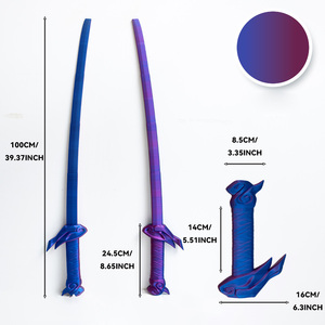 Nueva Espada de Gravedad de Plástico Impresa en 3D, Juguete de Cosplay de Yasuo, Servicios de Fabricación de Espadas de Simulación de Gravedad - Product Image 6