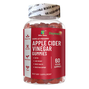 Gommes Marque privée Soutien immunitaire Minceur Détox Perte de poids Gommes au vinaigre de cidre Efficacité anti-âge Bonbons gommeux - Product Image 1