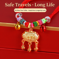 Collier pour animaux de compagnie de style chinois avec clochette, en corde rouge nouée, pour chien et chat, accessoire de festival
