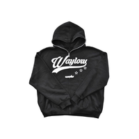 Sweat-shirts à capuche zippés intégraux personnalisés, épais (500 GSM), 100 % coton, à épaules tombantes, pour hommes – Vêtements en gros pour fabricants