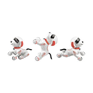 Mainan anjing <span class=keywords><strong>Robot</strong></span> Remote Control untuk anak-anak, peliharaan <span class=keywords><strong>Robot</strong></span> berbicara menari pintar interaktif dengan mata LED, hadiah yang dapat diprogram - Product Image 5