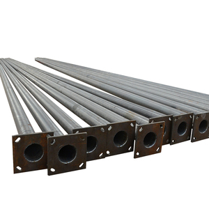 Poste de luz solar octogonal galvanizado, precio barato, para cochera - Product Image 1