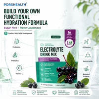 Poudre d'hydratation électrolytique sans sucre, mélange pour boisson avec sodium, potassium, magnésium, complément nutritionnel sportif, 90 g, dose personnalisée