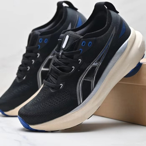 Chaussures de course pour hommes en maille rétro respirante automne 2025, style marche, semelle épaisse, légères, chaussures de <span class=keywords><strong>sport</strong></span> - Product Image 2