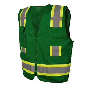 Chaleco de seguridad para obras viales, fabricante profesional, chaleco reflectante de seguridad de alta calidad con tela de malla para trabajos de construcción - Product Image 2