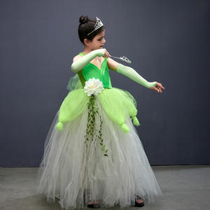 Disfraz de Duende Verde de Tinkerbell para Niña de 2 a 11 Años, Vestido de Princesa para Fiesta de Halloween o Navidad, Disfraz de Elfo de Poliéster para TV o Película - Product Image 2