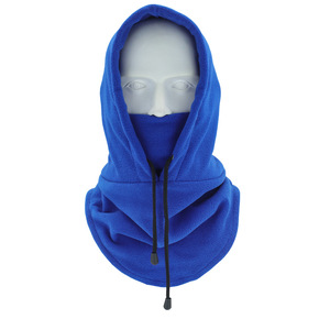 Winter Warm Windproof Cycling Face Mask Fleece Hooded Neck Warmer Unisex Outdoor Ski Protection Black - Product Image 3