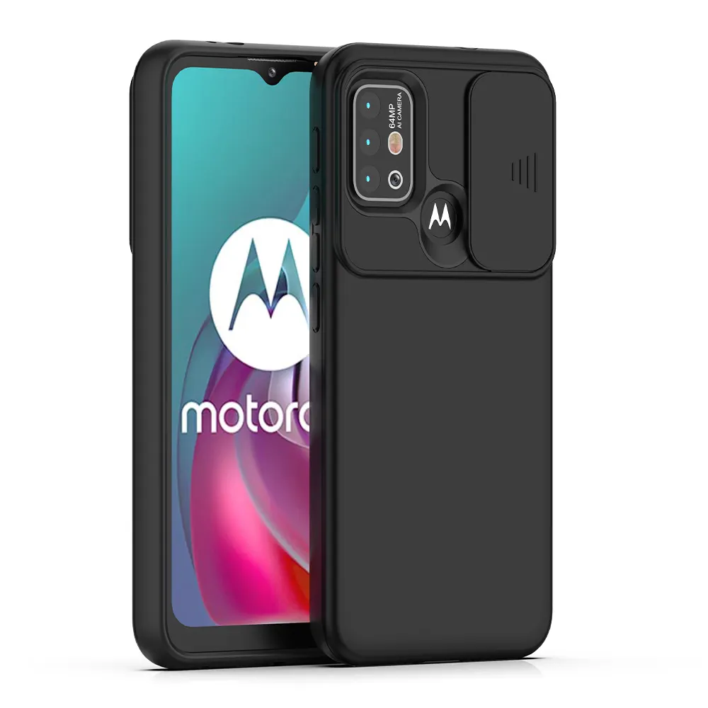 Slide camera lens protection phone case for motorola moto g9 power case custom rubber , phone back cover for moto g9 power