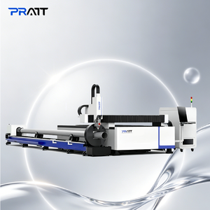 Machine de découpe laser et de découpe par fibre optique intégrée 2-en-1 Pratt de haute qualité 1530 avec axe rotatif - Product Image 3