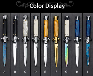 Compagnon de voyage Portable petit couteau pliant couteau de chasse en bois couteau tranchant en acier - Product Image 3