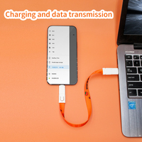 Câble de charge multifonction 6 en 1 avec cordon, crochet porte-clés, cordon de charge portable, logo personnalisé OEM, cadeau d'entreprise disponible