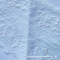 Celana Dalam Berpola Berlian Bahan Renda Elastis Tinggi Pakaian Tidur Lingerie ODM Nilon Filamen Dobby Rajutan Warp Knitting